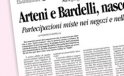 "Arteni e Bardelli, nasce la società A&B", Il Messaggero Veneto